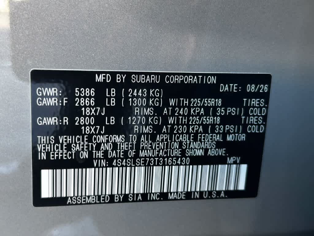 New 2026 Subaru Forester Touring AWD/4WD image 24