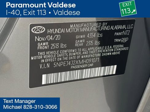 Used 2021 Hyundai Sonata SEL Plus w/ Tech Package image 30