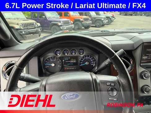 Used 2015 Ford F250 Lariat w/ Lariat Ultimate Package AWD/4WD image 14
