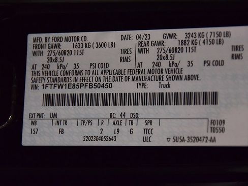 Used 2023 Ford F150 XLT w/ Equipment Group 302A High AWD/4WD image 16