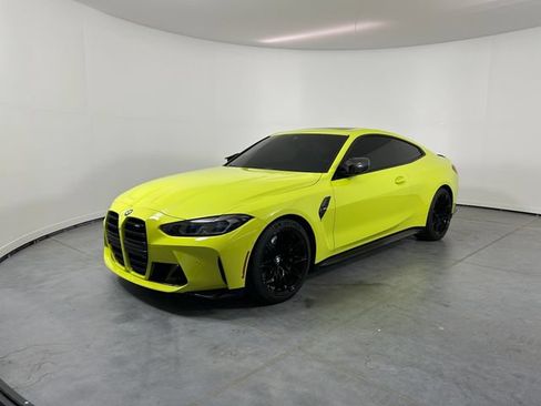 Used 2021 BMW M4 Coupe w/ M Carbon Exterior Package RWD image 1