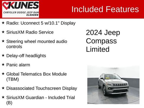 Used 2024 Jeep Compass Limited image 3