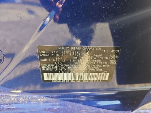 New 2026 Subaru Crosstrek 2.0i Premium AWD/4WD image 37