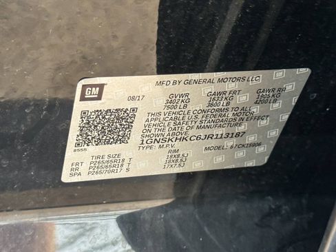 Used 2018 Chevrolet Suburban LT AWD/4WD image 17
