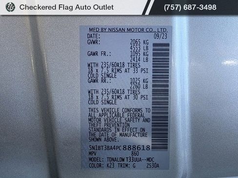 Used 2023 Nissan Rogue SV image 49