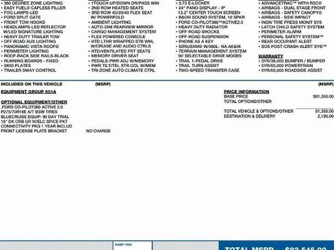 Certified 2025 Ford Expedition Tremor image 2