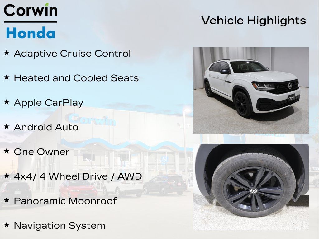 Used 2022 Volkswagen Atlas Cross Sport SEL R-Line AWD/4WD image 11