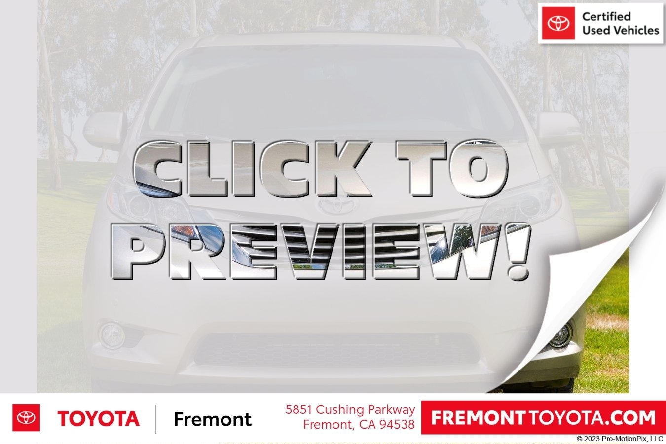 Certified 2017 Toyota Sienna XLE FWD image 1