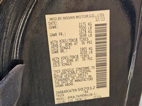 Used 2014 Nissan Titan SV w/ SV Value Truck Package image 21