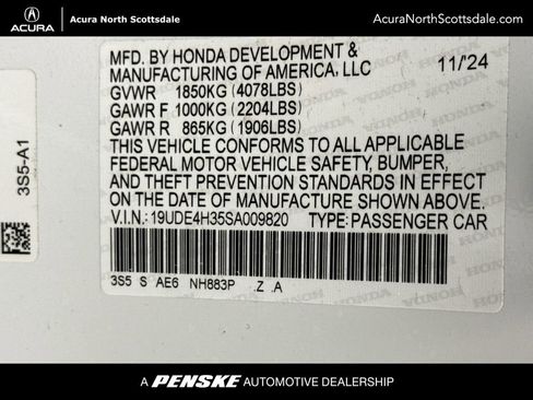 Certified 2025 Acura Integra A-Spec FWD image 34