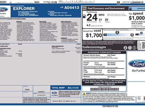 Used 2020 Ford Explorer Limited RWD image 3