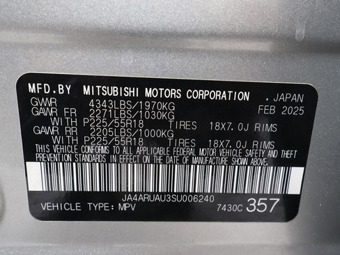 Used 2025 Mitsubishi Outlander Sport ES image 30