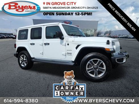 Used 2020 Jeep Wrangler Unlimited Sahara image 1