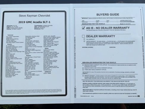 Certified 2019 GMC Acadia SLT FWD image 27