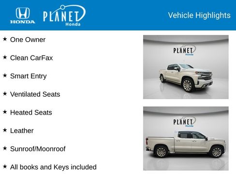 Used 2020 Chevrolet Silverado 1500 High Country w/ Technology Package AWD/4WD image 4