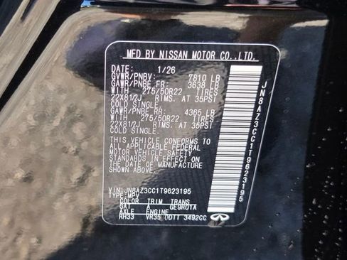 New 2026 INFINITI QX80 Autograph image 24