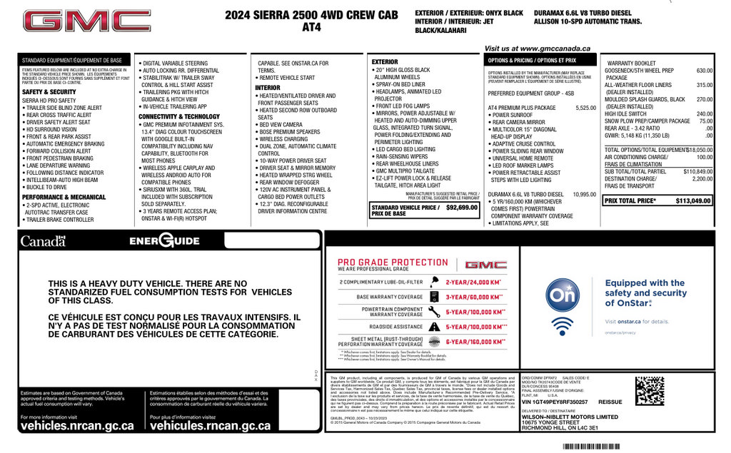 Used 2024 GMC Sierra 2500 AT4 w/ AT4 Premium Plus Package AWD/4WD image 3