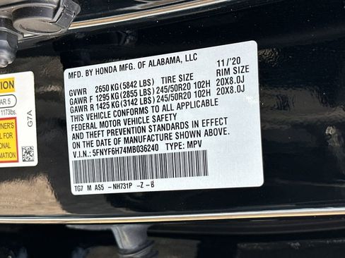 Used 2021 Honda Pilot Black Edition image 22