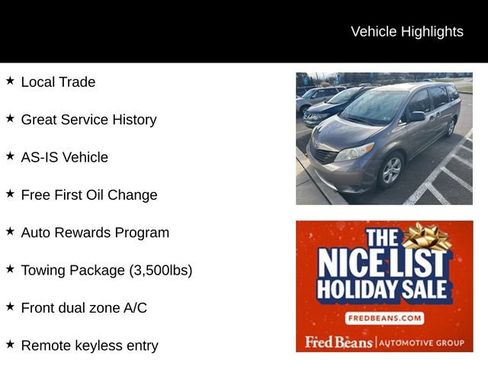 Used 2013 Toyota Sienna L image 3