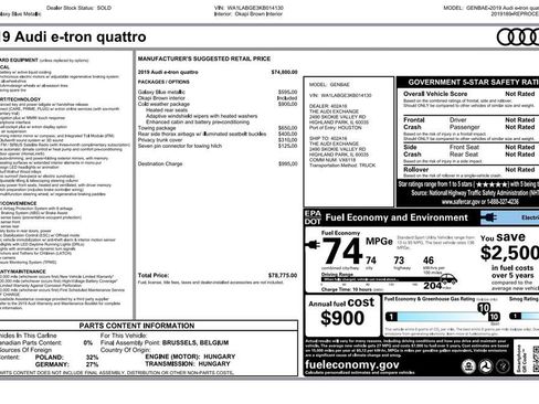 Used 2019 Audi e-tron Premium Plus image 40