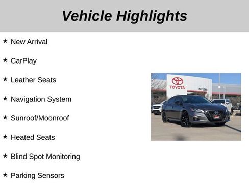 Used 2022 Nissan Altima 2.5 SR w/ Midnight Edition Package image 5