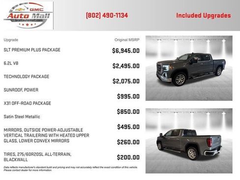 Used 2022 GMC Sierra 1500 SLT w/ SLT Premium Plus Package image 4