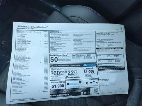 New 2026 BMW X5 xDrive50e w/ M Sport Package image 18