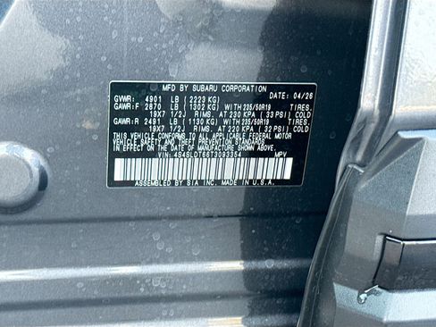 New 2026 Subaru Forester Touring AWD/4WD image 43