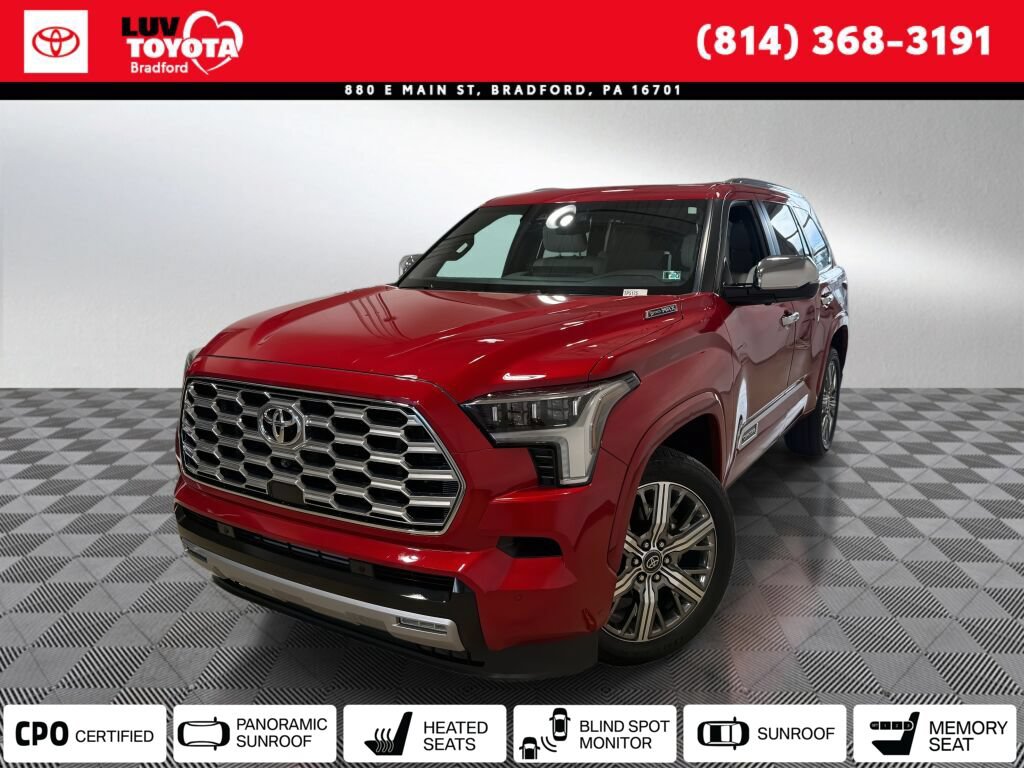 Certified 2025 Toyota Sequoia Capstone AWD/4WD image 1