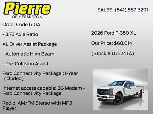 Certified 2026 Ford F350 XL w/ STX Appearance Package AWD/4WD image 20