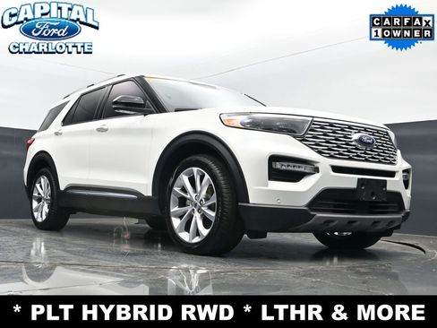 Used 2023 Ford Explorer Platinum w/ Class IV Trailer Tow Package RWD image 22