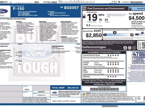 Used 2024 Ford F150 XLT w/ FX4 Off-Road Package image 40