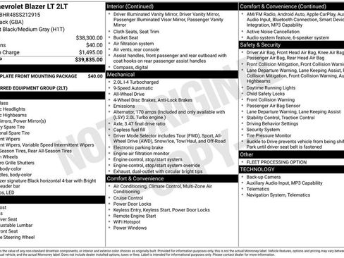 Used 2025 Chevrolet Blazer LT image 35