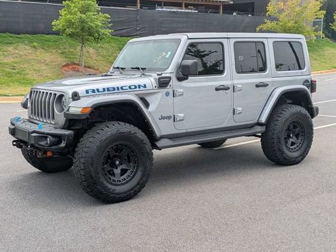 Used 2021 Jeep Wrangler Unlimited Rubicon 4xe w/ Steel Bumper Group AWD/4WD image 8