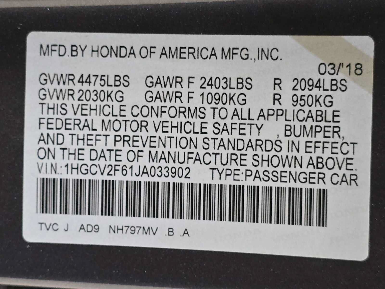 Used 2018 Honda Accord EX-L image 32