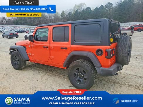Used 2019 Jeep Wrangler Unlimited Sport image 3