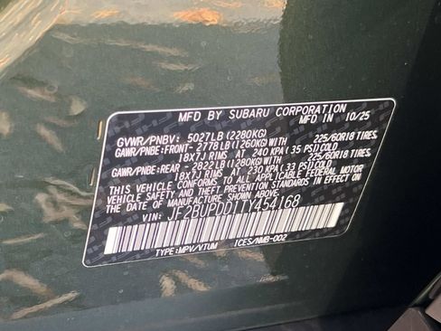 New 2026 Subaru Outback Limited image 26