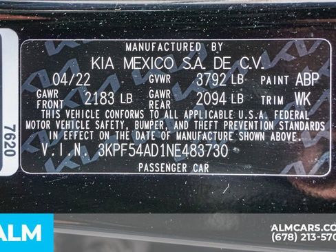 Used 2022 Kia Forte GT-Line w/ GT-Line Premium Package image 60