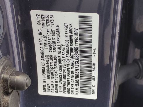 Used 2012 Honda CR-V EX-L image 35