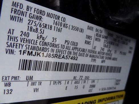 Certified 2024 Ford Expedition Max XLT AWD/4WD image 48