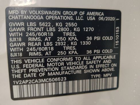 Used 2021 Volkswagen Atlas S FWD image 33