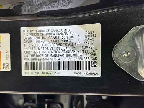 Used 2024 Honda Civic Sport image 27