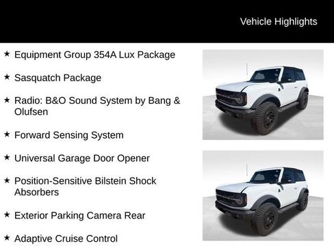 Used 2021 Ford Bronco Wildtrak AWD/4WD image 8