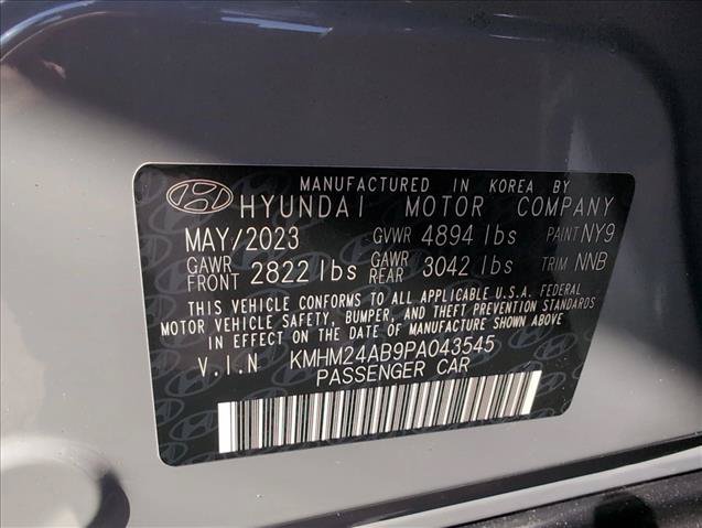 Certified 2023 Hyundai Ioniq 6 SEL w/ Cargo Package RWD image 30