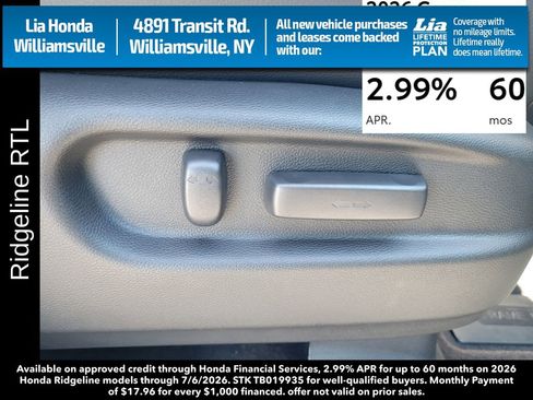 New 2026 Honda Ridgeline RTL image 34