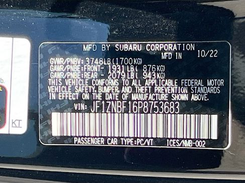 Used 2023 Toyota GR86 Premium w/ ALL Weather Mat Package (TMS) RWD image 30