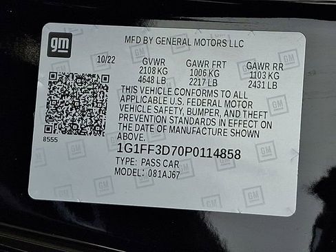 Used 2023 Chevrolet Camaro LT w/ Technology Package image 30