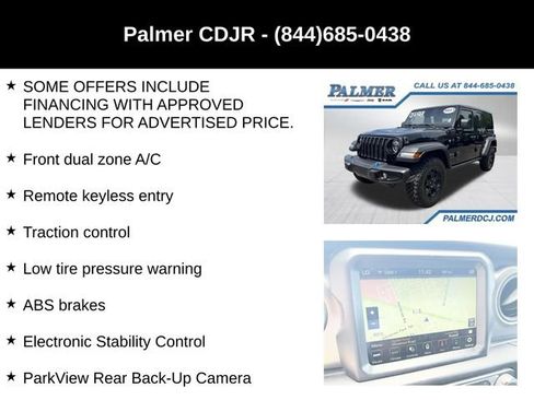 Used 2023 Jeep Wrangler Unlimited w/ Sun & Screen Package AWD/4WD image 24