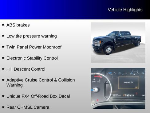 Used 2017 Ford F350 Platinum w/ Platinum Ultimate Package AWD/4WD image 16