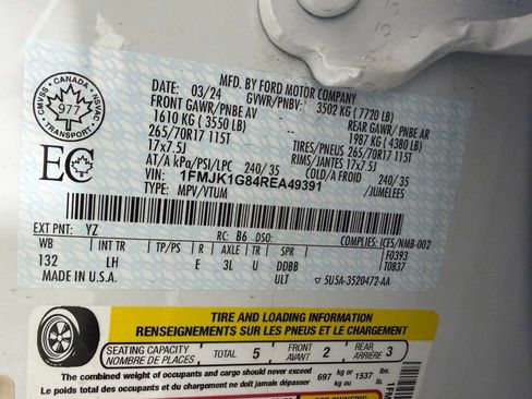 Used 2024 Ford Expedition Max XL image 37